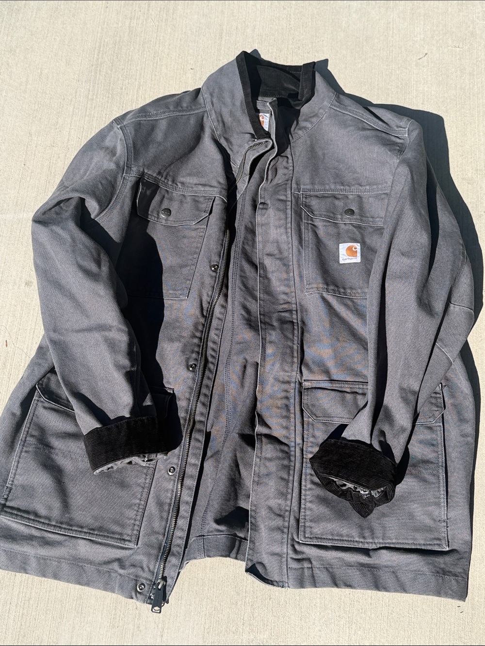 Carhartt Men’s Charcoal Gray Field Jacket
